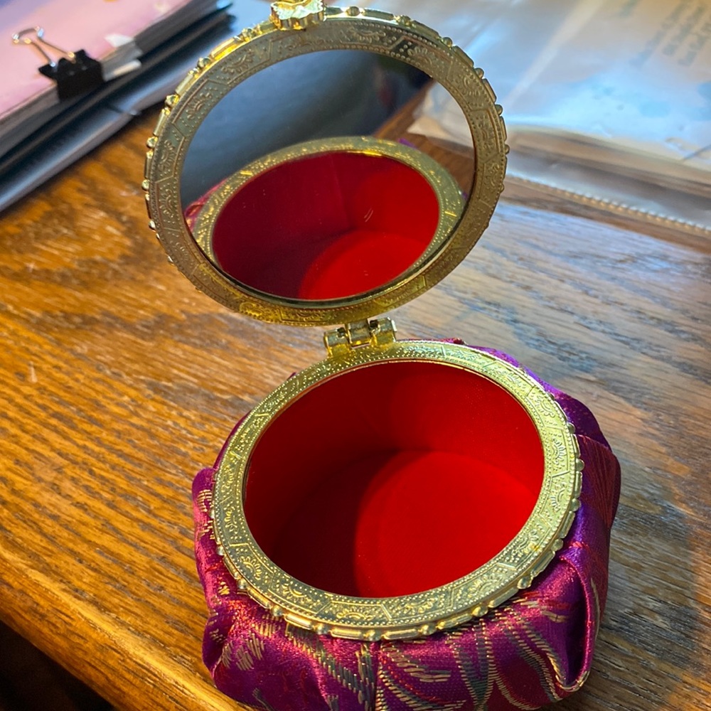 Jewelry or trinket box.